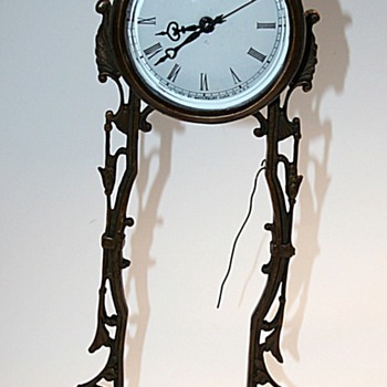Thrift Store Find--Waterbury Brass Clock - Clocks