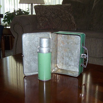 Pre 1930's Landers, Frary & Clark Lunchbox with Thermos