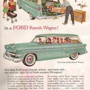 1954 - Ford Ranch Wagon Advertisement