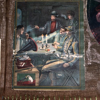 Beautiful Victorian Scrapbook on Muslin from Oakland, California ~1903 - Paper