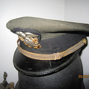 World War Two Ensign Navy Officer Hat