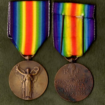 The WWI Victory Medal Series – France - Military and Wartime