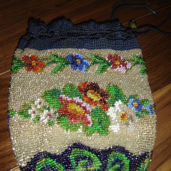 Antique beaded purse