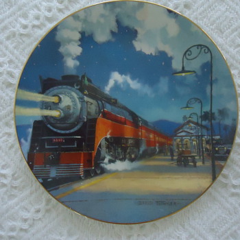 STARLIGHT  LIMITED  ROMANCE OF THE RAILS PLATE..