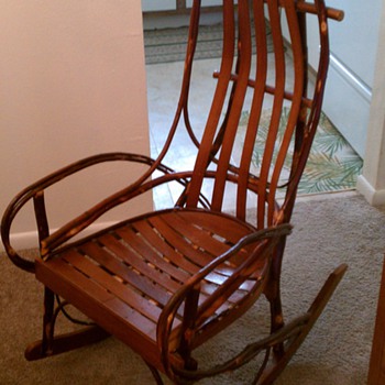 Amish Hickory Rocker - Furniture