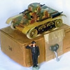 Gescha panzer tank, pre WWII Germany. Tin wind up. 