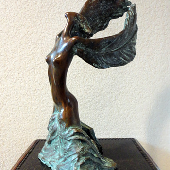Bronze Angelic Figural - Figurines