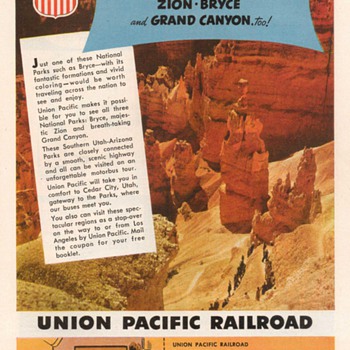 1952 - Union Pacific Railroad Advertisements