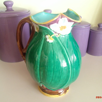 Majolica pitcher