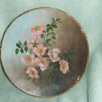 Painted Plate-1894 - Arts and Crafts
