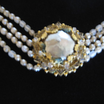 Necklace and bracelet set.