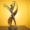 RARE ART DECO  FRANZ HAGENAUER RIBBON DANCER