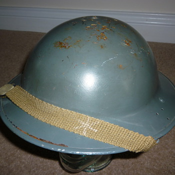 WW11 British Civil Defence steel helmet - Military and Wartime