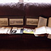 Scrap Books just FILLED with advertisment and such....