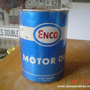 ENCO qt, Gulf 5qt, QuakerState qt & Bardahl treatment qt
