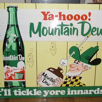 Mountain Dew Soda Sign