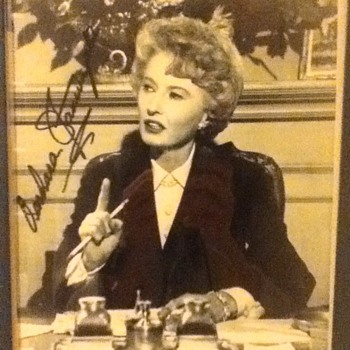 Barbara Stanwyck Autographed Still - Movies