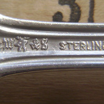 Sterling Berry Spoon?  Need help identifyng mark