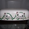 Holt Howard Pixieware Cat Butter Dish- 1950's