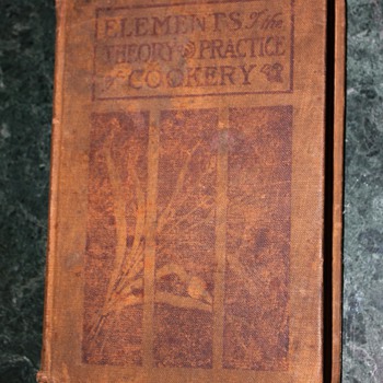 Elements of the Theory and Practice of Cookery - 1908 technical cookbook