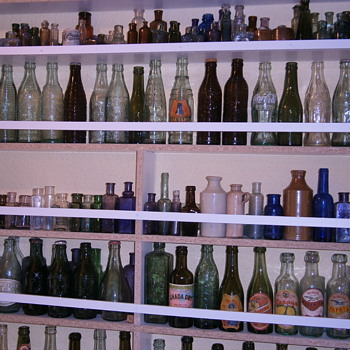 A new cabinet for my collection of bottles - Bottles