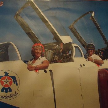 IN THE COKPIT OF THE THUNDER BIRDS - Photographs