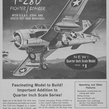 1965 - Monogram Model Airplane Kit Advertisement