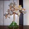 old glass tree lamp