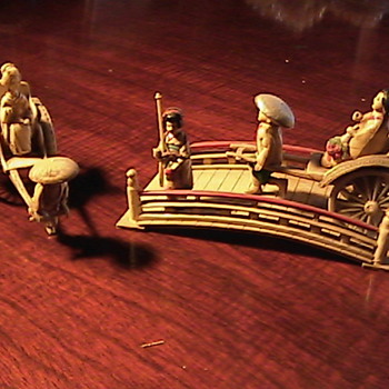 Vintage Celluloid Japanese Figures - Asian