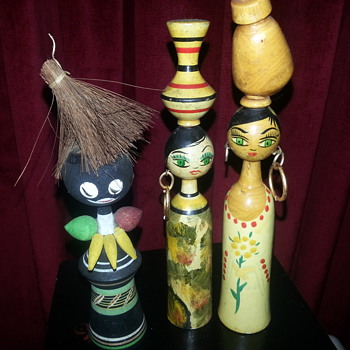KOKESHI DOLLS (AFRICAN) - Dolls