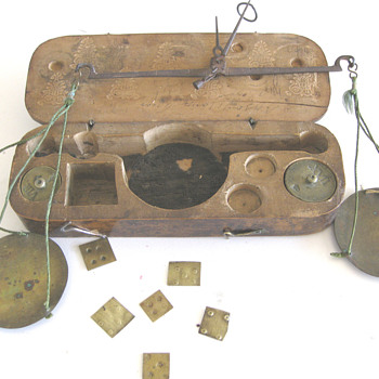 Some scales balances  - weights and  measures. - Tools and Hardware