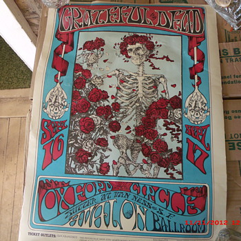 My Grateful Dead at Avalon Ballroom Poster (RP 006) Kelley/Mouse - Music