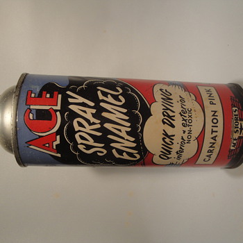 Vintage spray paint cans that I collect - Advertising