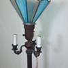 Art deco? Milk glass? Floor lamp!