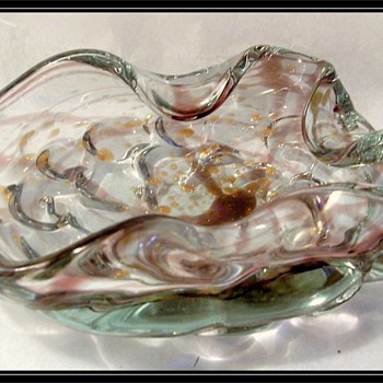 Murano Art Glass Bowl ( or a.ka Ashtray ) - Art Glass