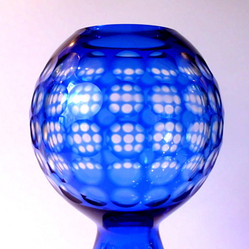Vase by Marita Voigt Harzkristall early 70's - Art Glass