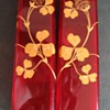 Riedel ruby vases