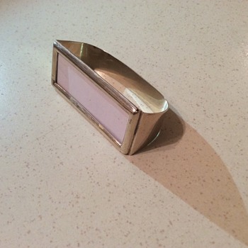 Set of Sampson Mordan Napkin Rings with Name Place Cards - Silver