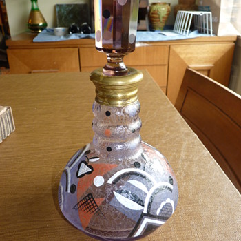 Welz 20's cubist decanter set (Attrib)