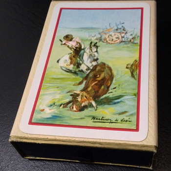 "Baraja Taurina" ("Bull-fighters pack") Hijos de Heraclio Fournier (Spain) - 1951 - Cards