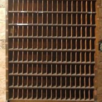 Postal Sorting Cabinet
