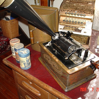 A True Antique...Edison Standard Phonograph...1800's...By Thomas A. Edison