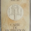 1937 Exposition Internationale des Arts et Techniques dans la Vie Moderne Ligitimate Card