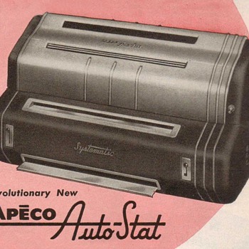1953 - Apeco Photocopier Advertisement