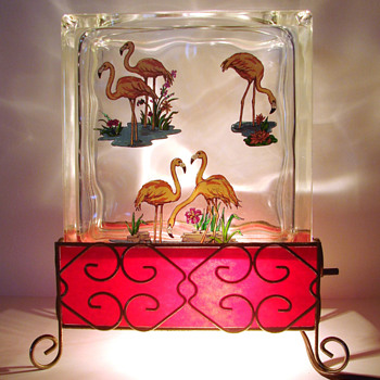 TV Lamp - Pink Flamingo