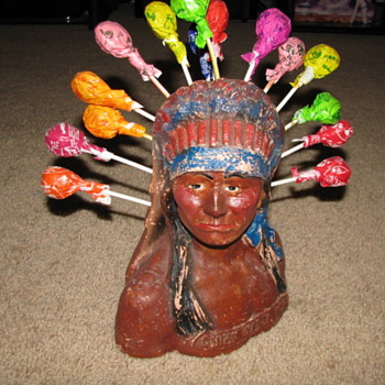 Lollipop Advertising Chalkware