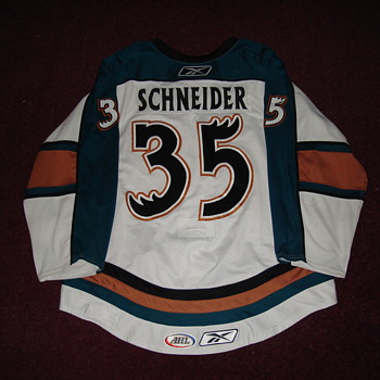 Cory Schneider NHL Debut Vancouver Canucks Jersey