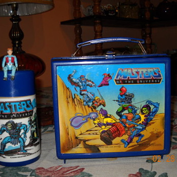 Masters of the Universe thermos and lunchbox