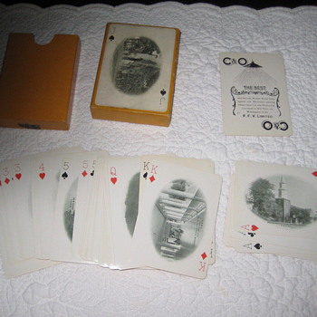 Beautiful Deck of Playing Cards C&O railroad