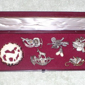 German Hunting Hat Pins
